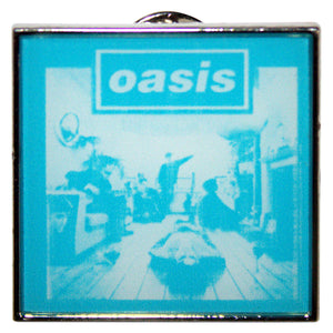 Een foto van een Oasis Speld Badge