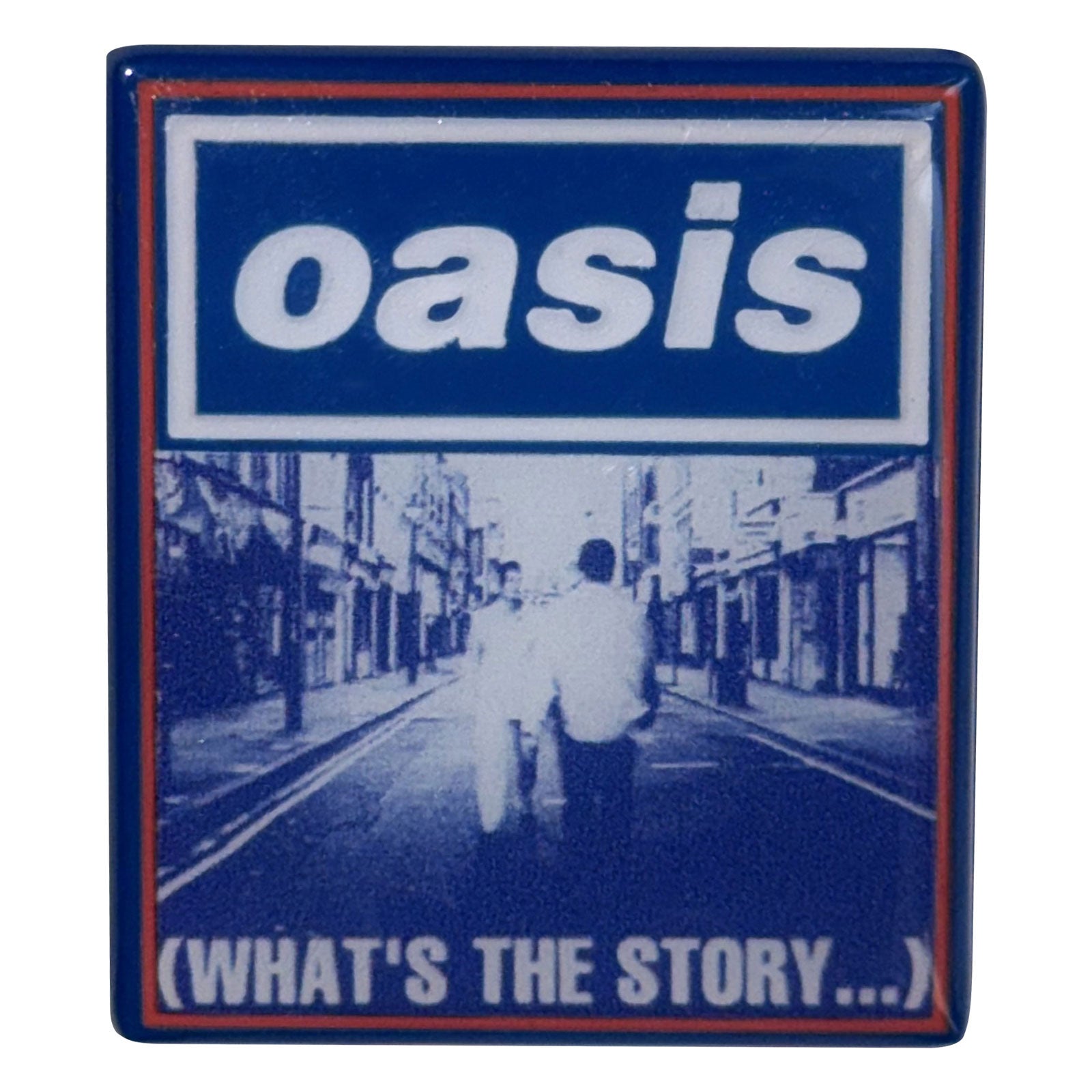 Een foto van een Oasis Speld Badge