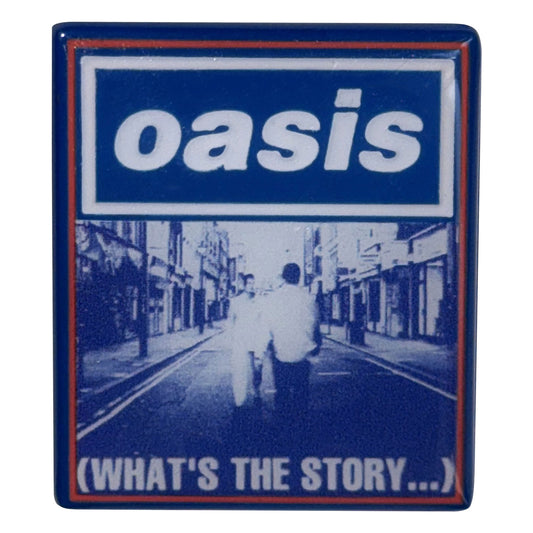 Een foto van een Oasis Speld Badge