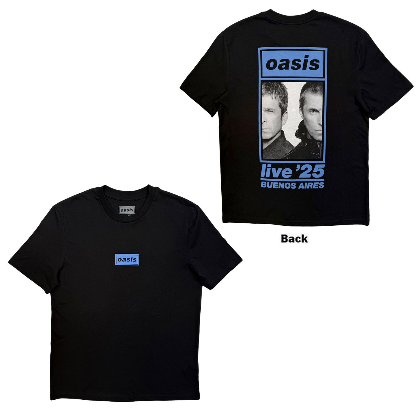 Een foto van een Oasis T-Shirt