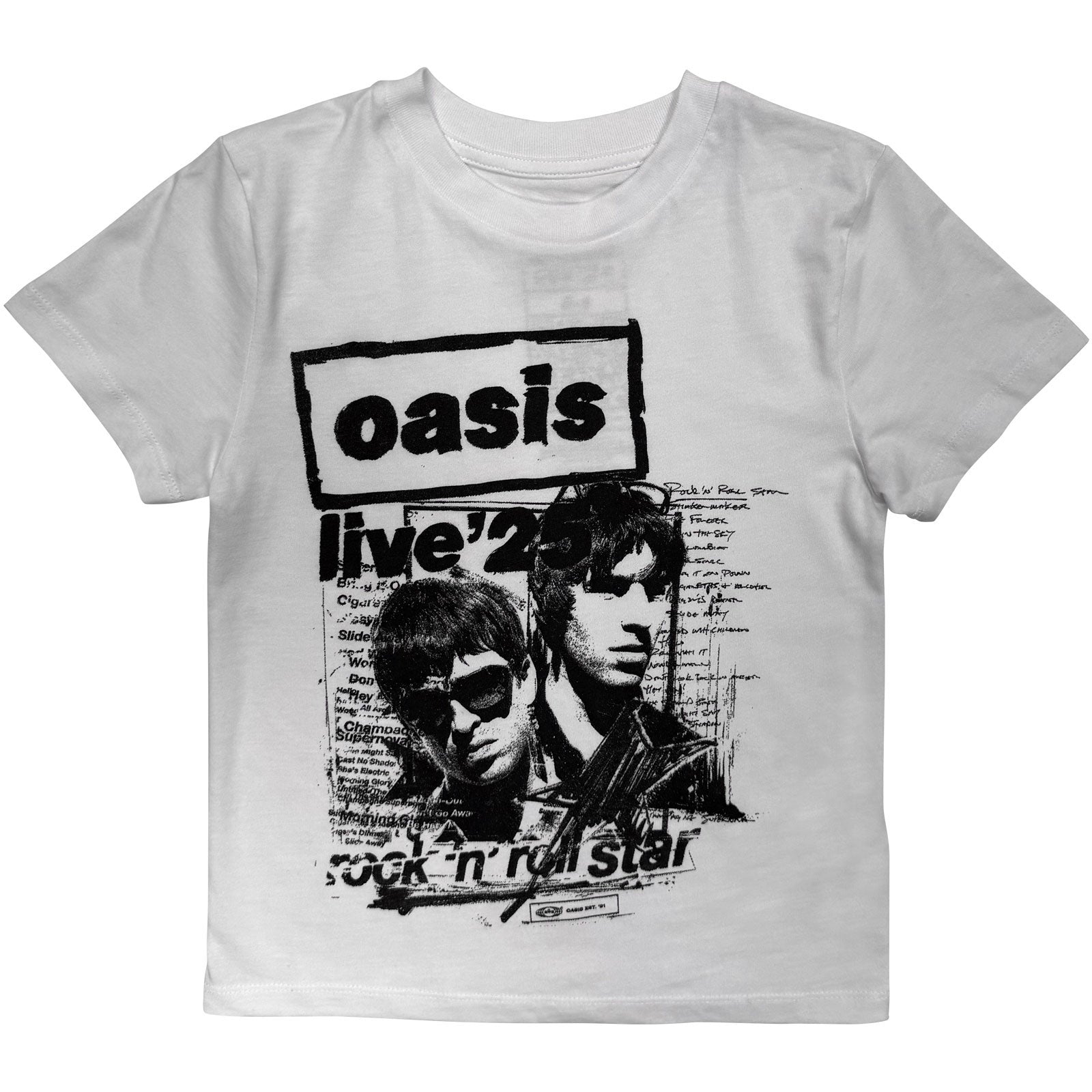Een foto van een Oasis T-Shirt