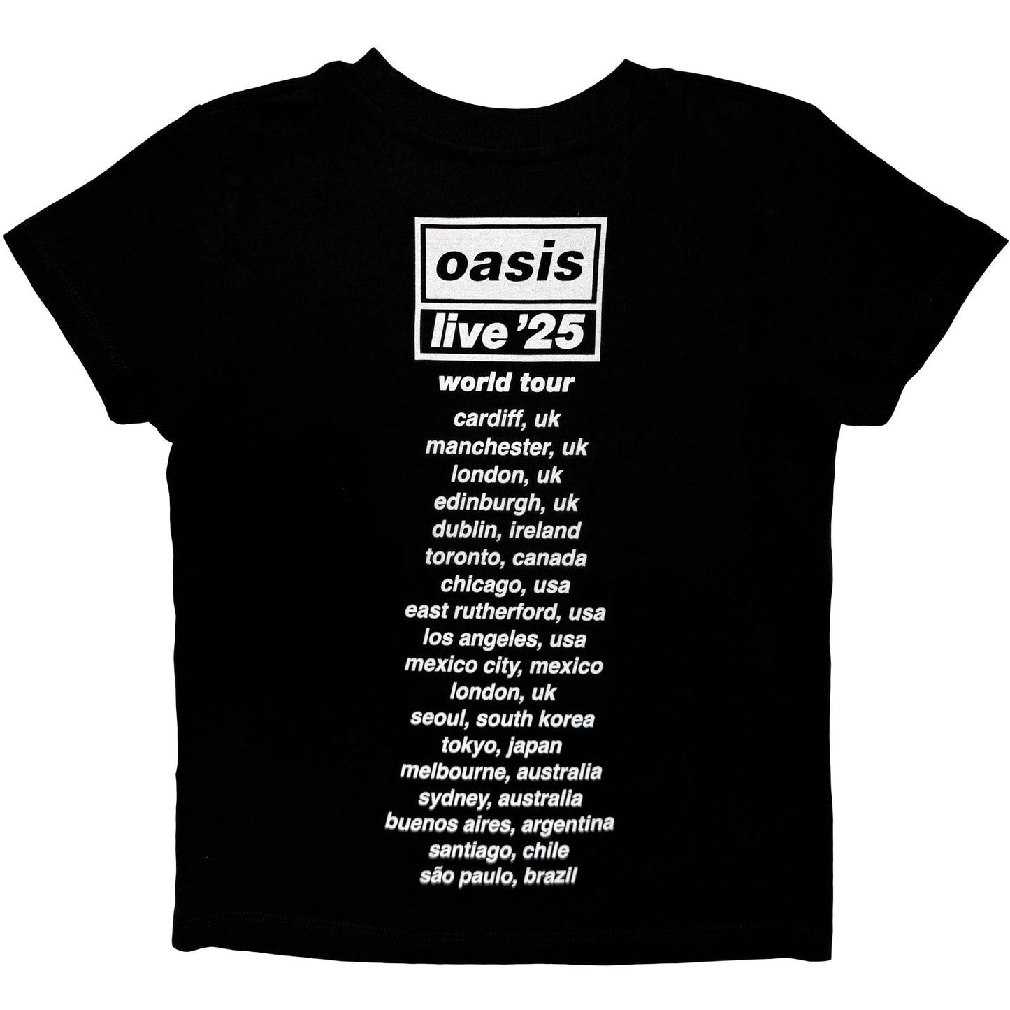 Een foto van een Oasis T-Shirt