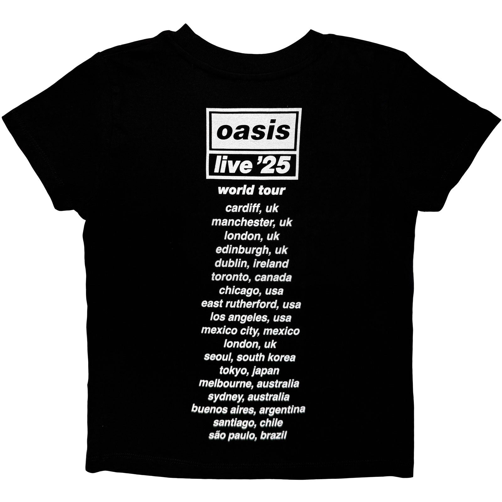 Een foto van een Oasis T-Shirt