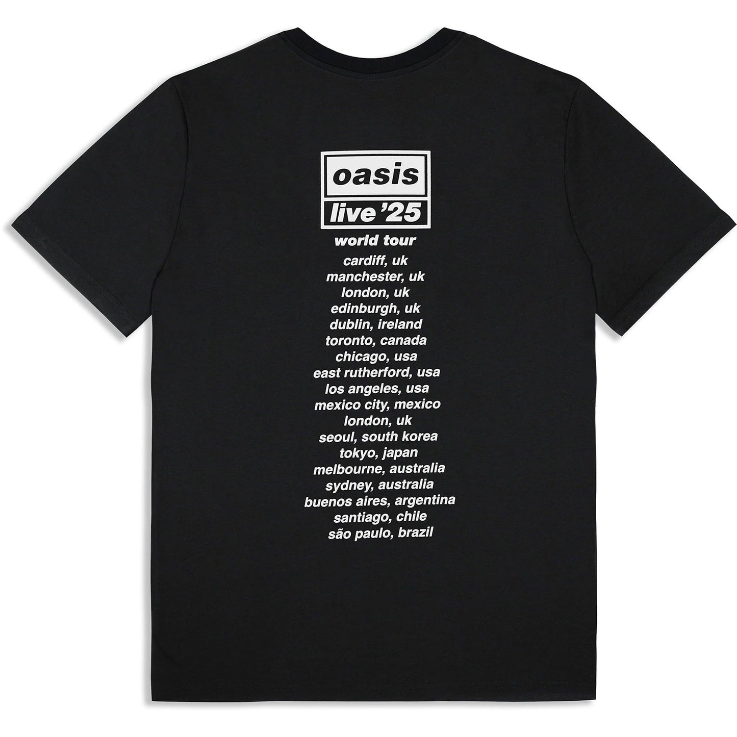 Een foto van een Oasis T-Shirt