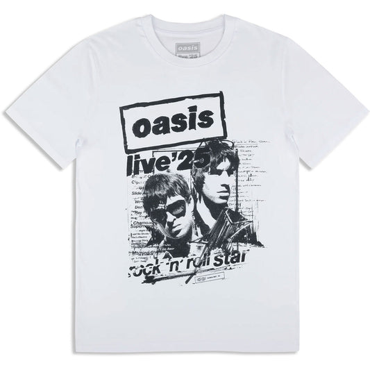 Een foto van een Oasis T-Shirt