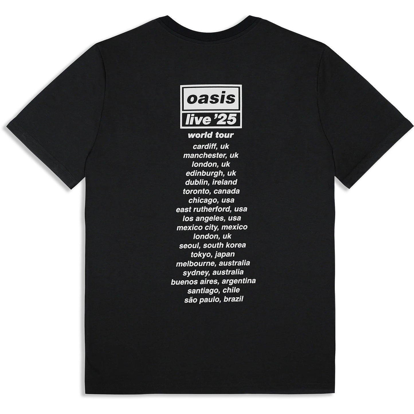 Een foto van een Oasis T-Shirt