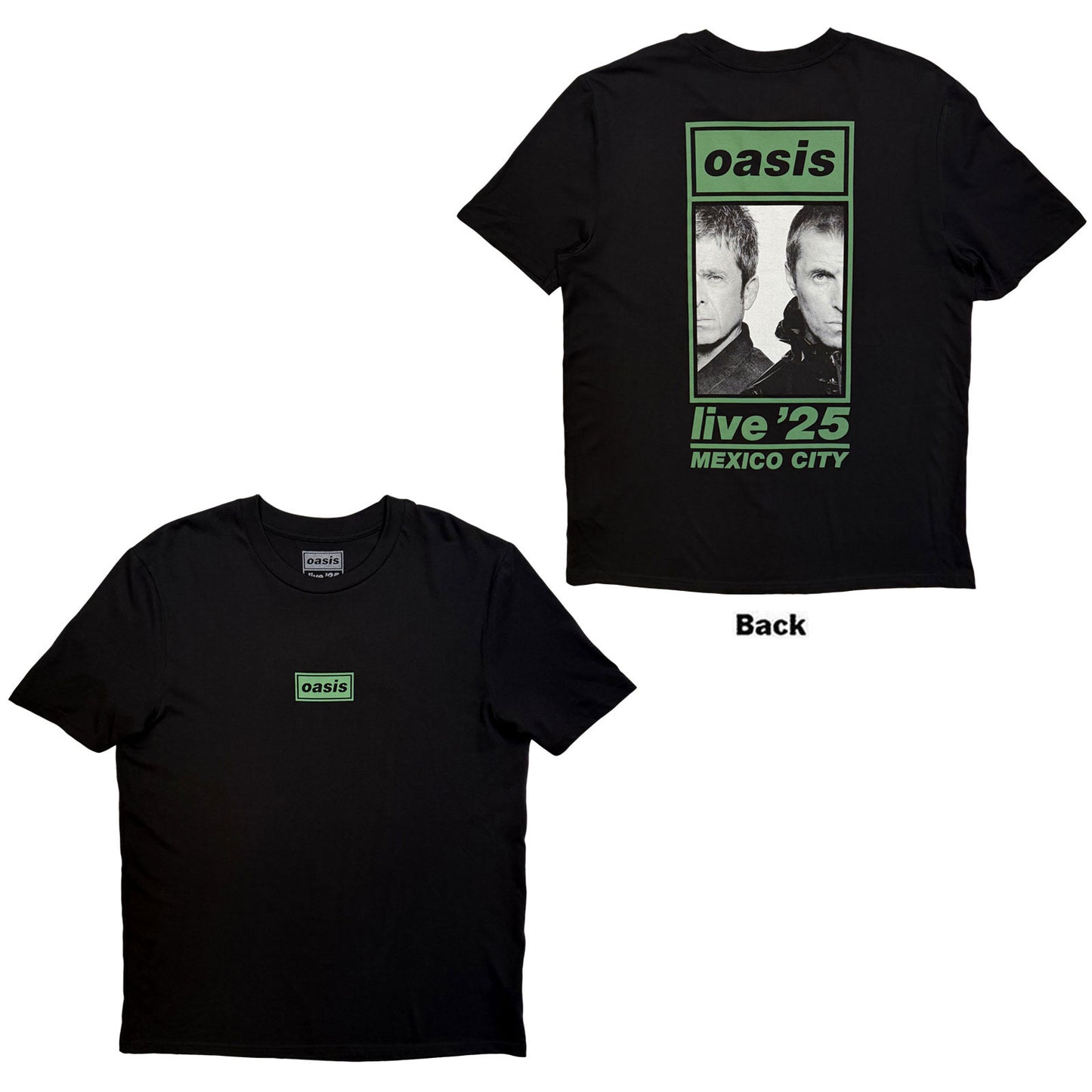 Een foto van een Oasis T-Shirt