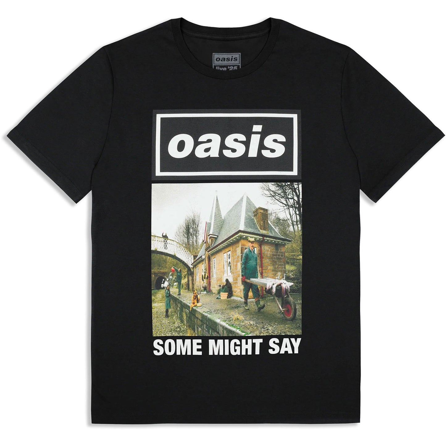 Een foto van een Oasis T-Shirt