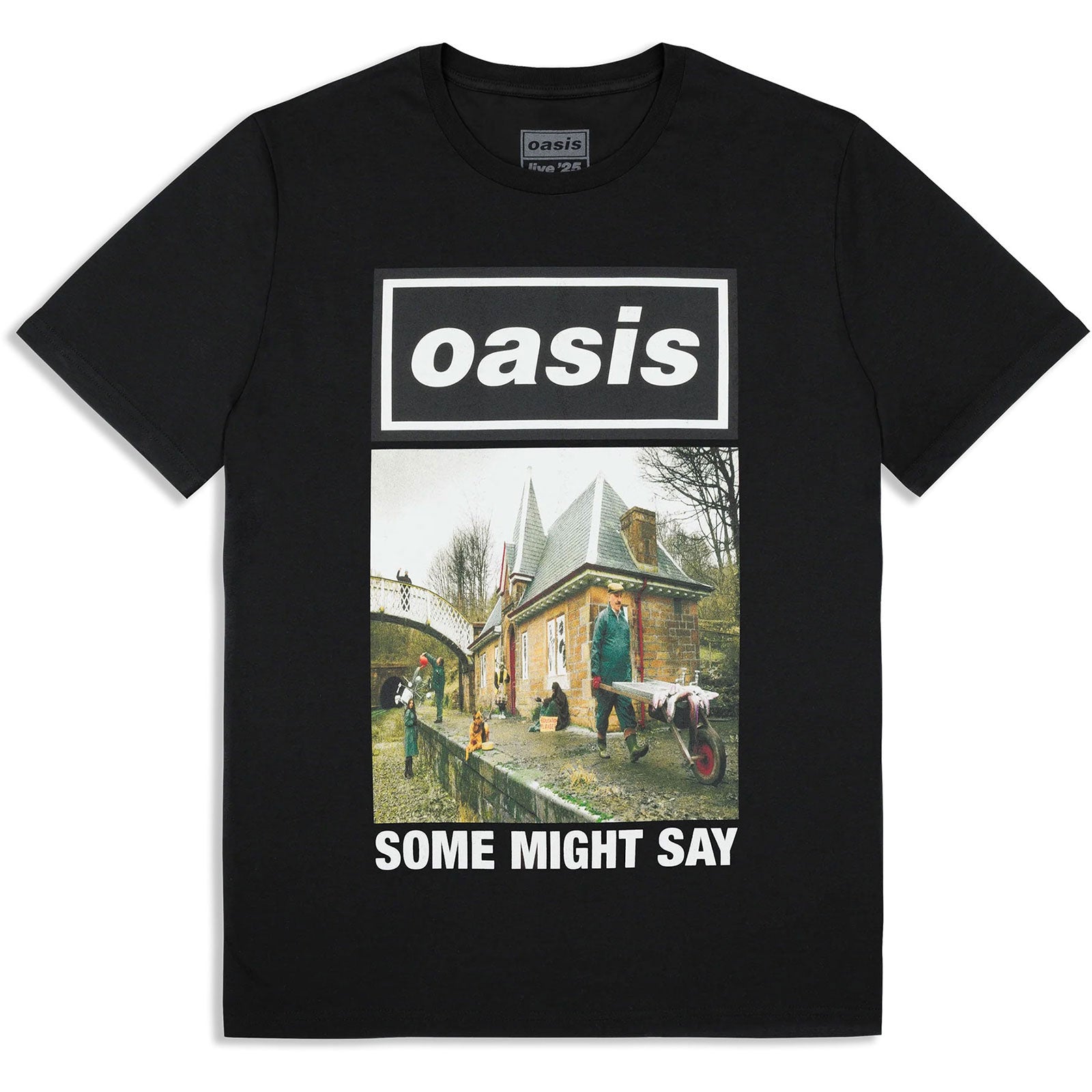 Een foto van een Oasis T-Shirt