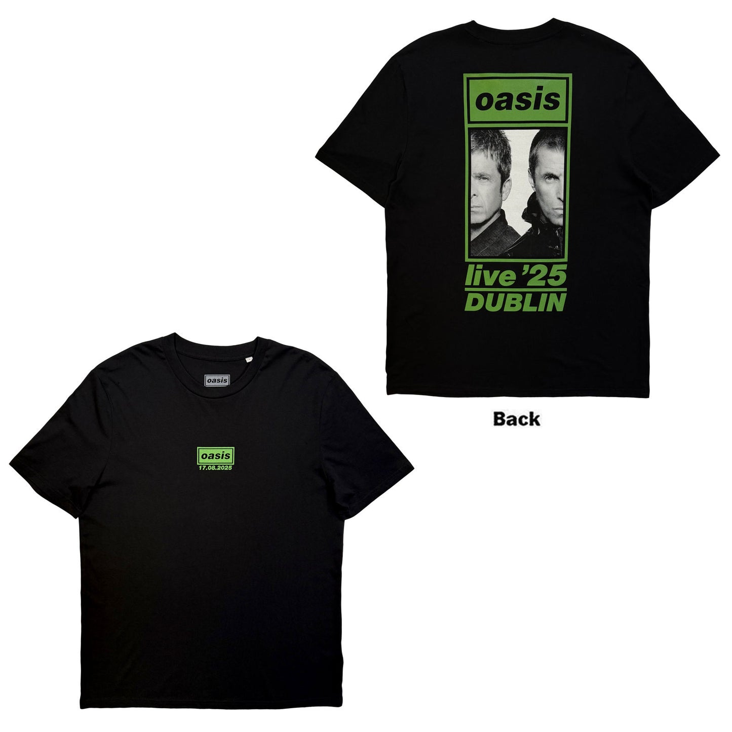 Een foto van een Oasis T-Shirt