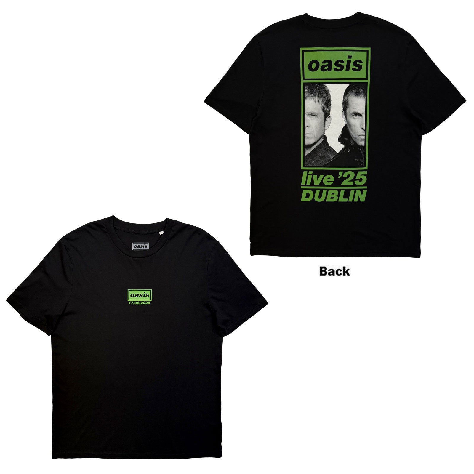 Een foto van een Oasis T-Shirt