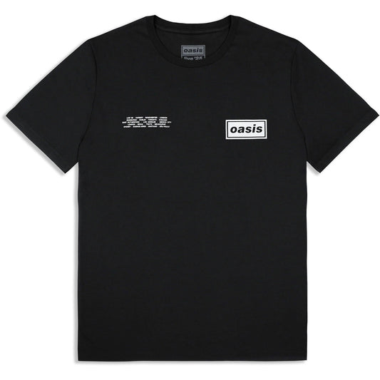 Een foto van een Oasis T-Shirt