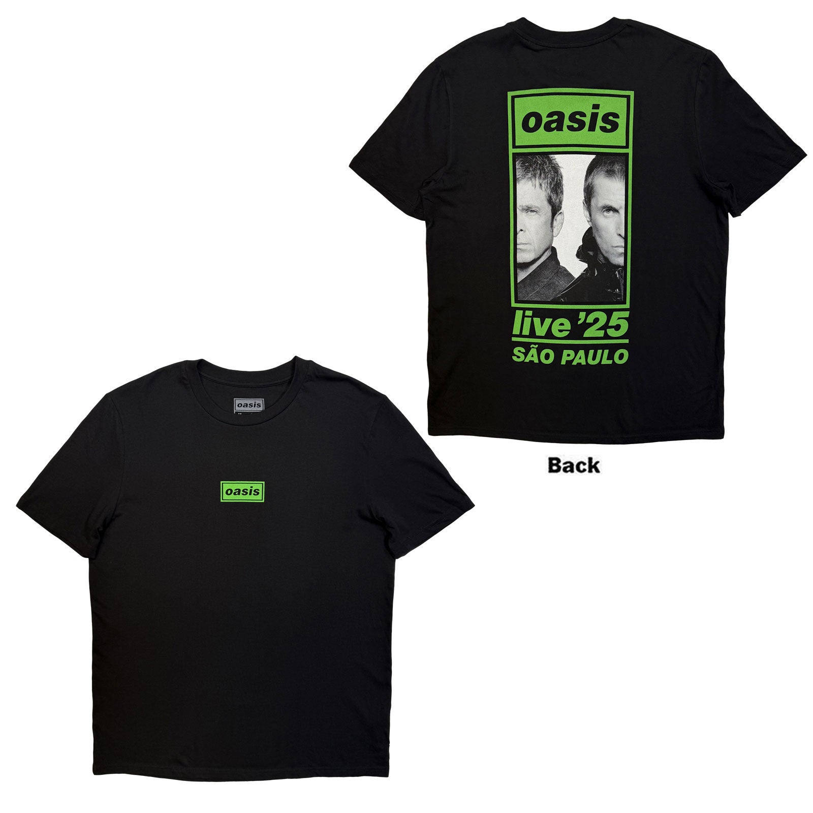 Een foto van een Oasis T-Shirt