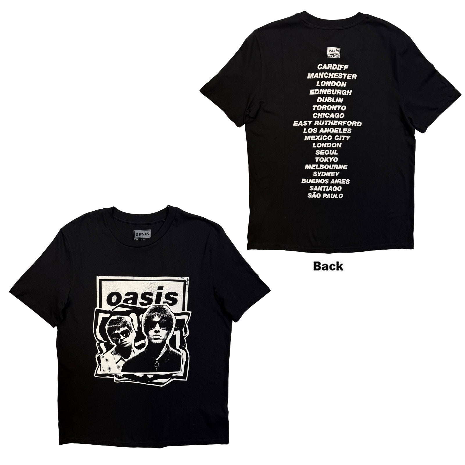 Een foto van een Oasis T-Shirt