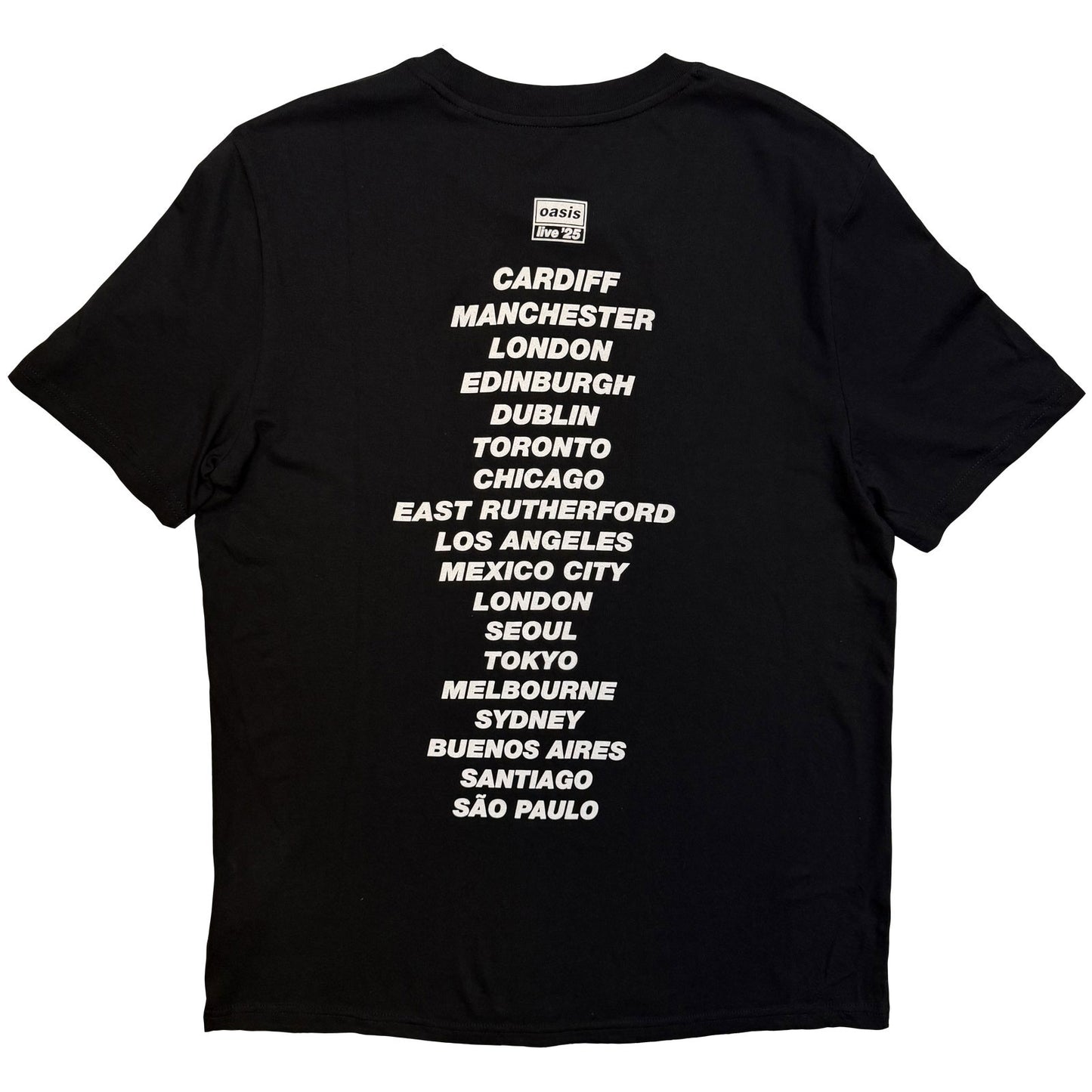Een foto van een Oasis T-Shirt