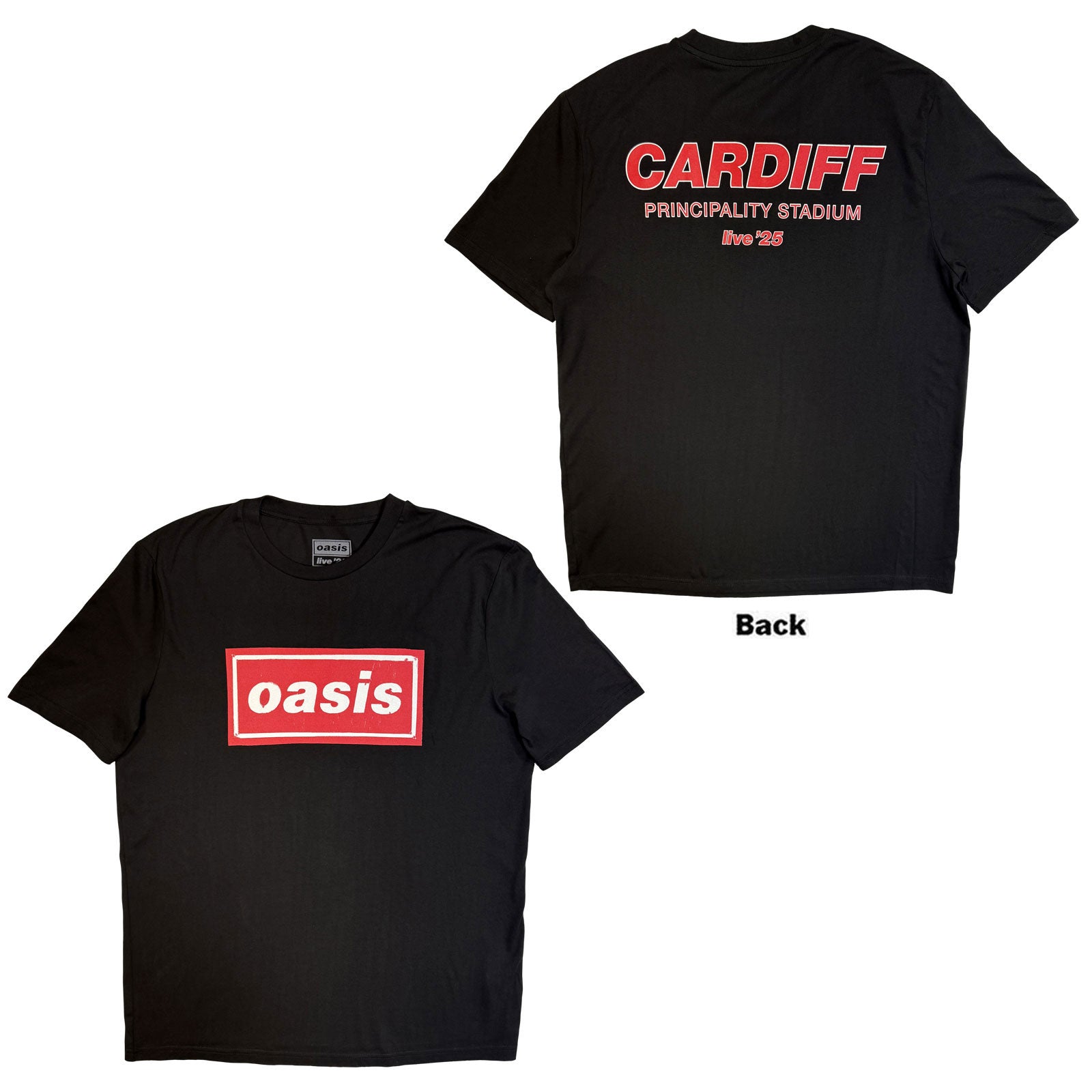 Een foto van een Oasis T-Shirt