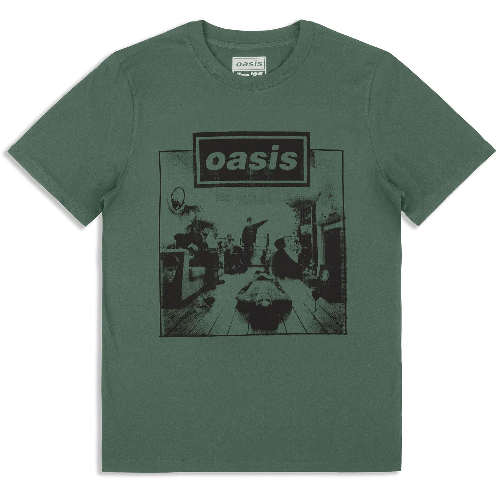 Een foto van een Oasis T-Shirt