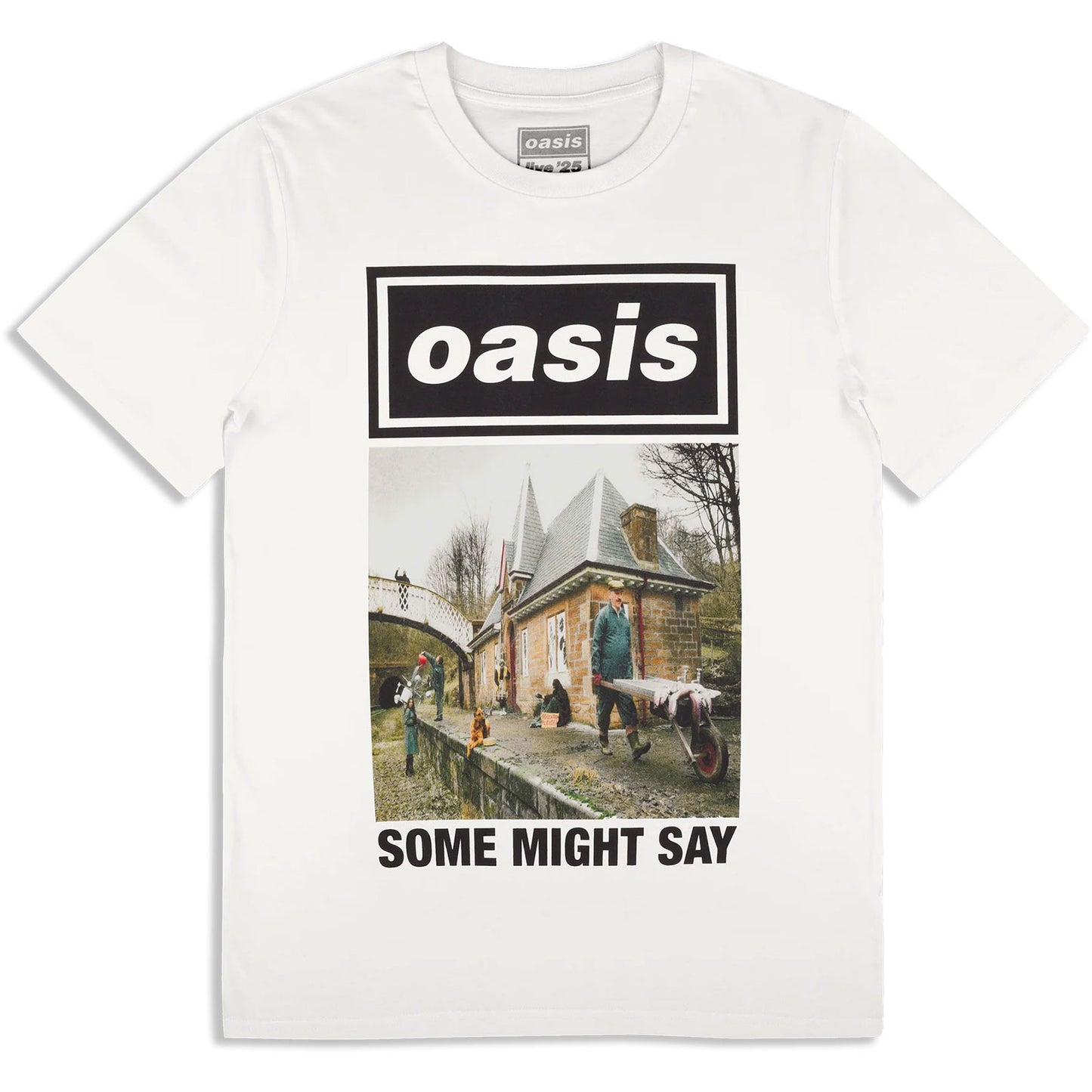 Een foto van een Oasis T-Shirt