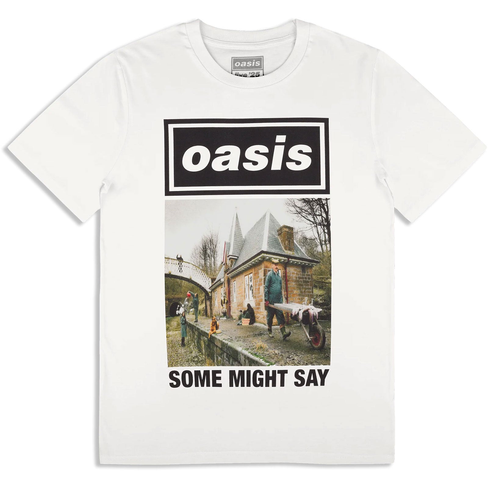 Een foto van een Oasis T-Shirt