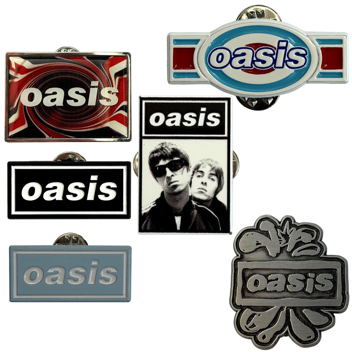 Een foto van een Oasis Speld Badge