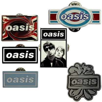 Een foto van een Oasis Speld Badge