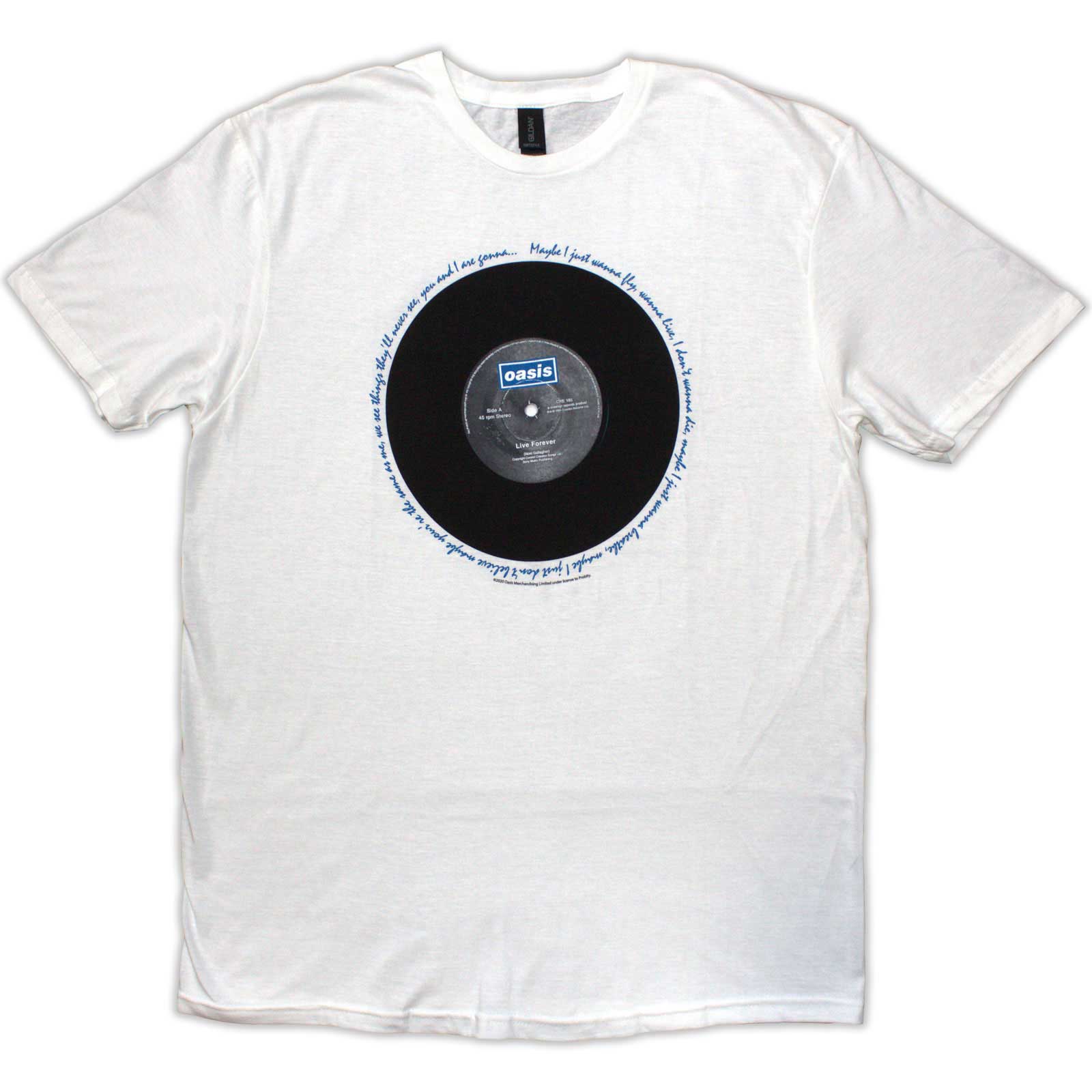 Een foto van een Oasis T-Shirt
