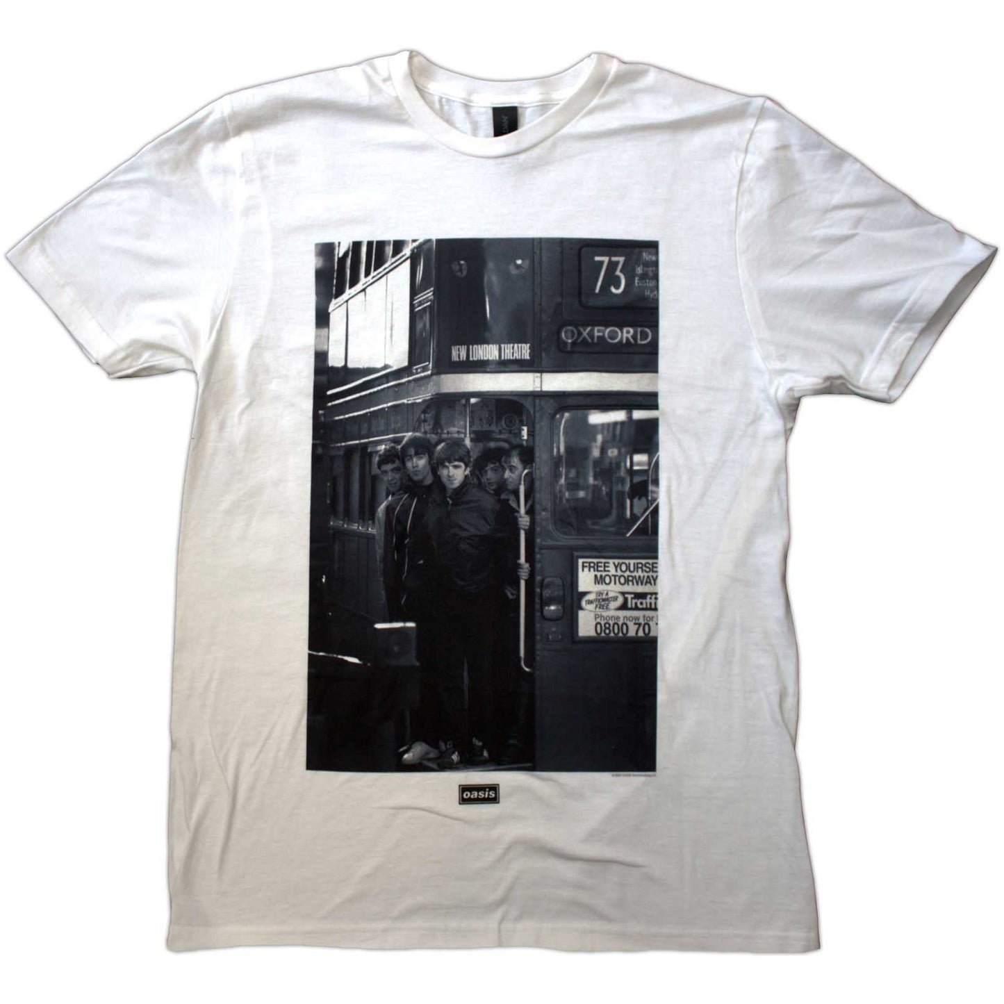 Een foto van een Oasis T-Shirt