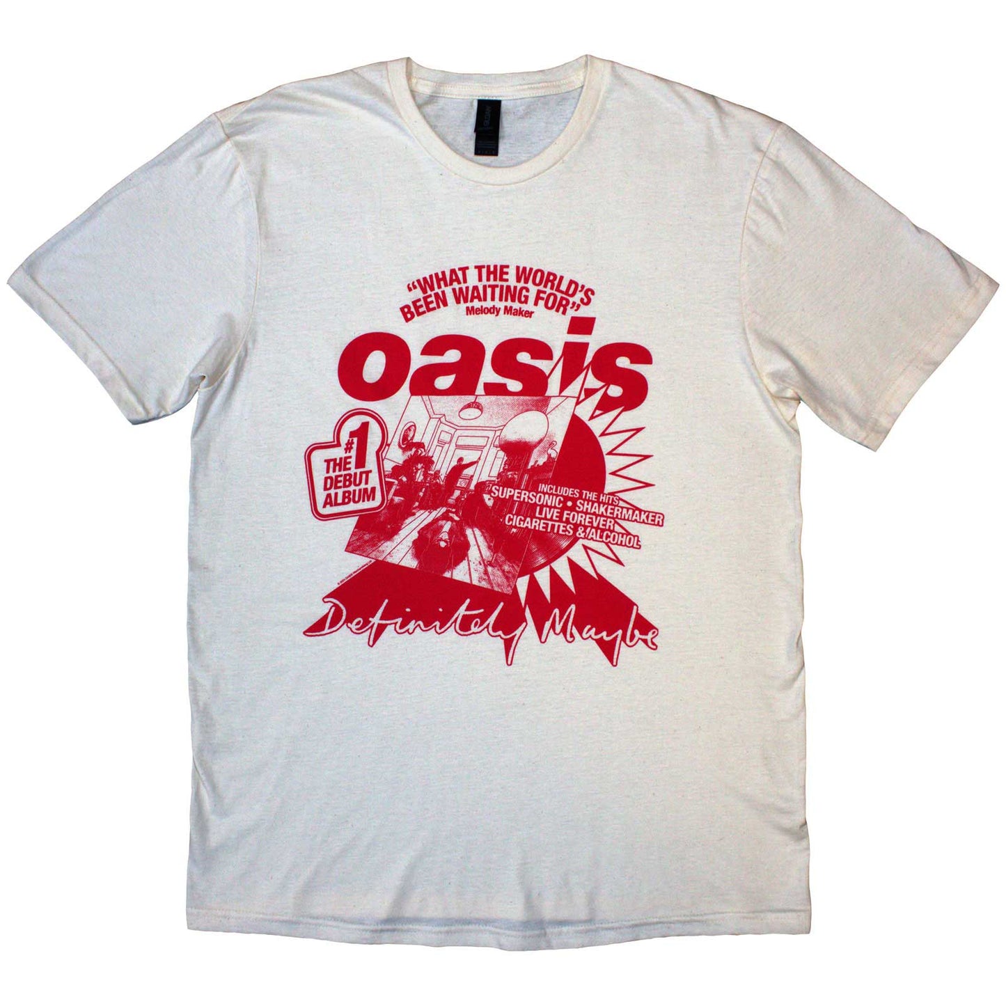 Een foto van een Oasis T-Shirt