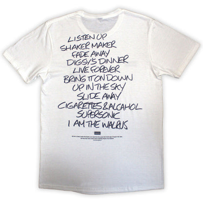 Een foto van een Oasis T-Shirt