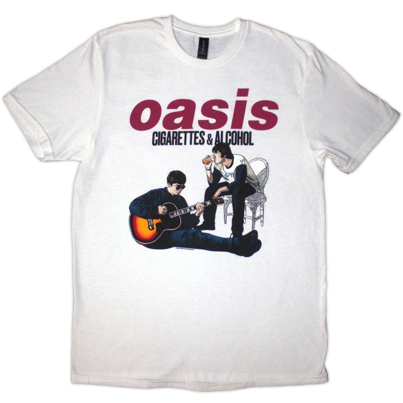 Een foto van een Oasis T-Shirt
