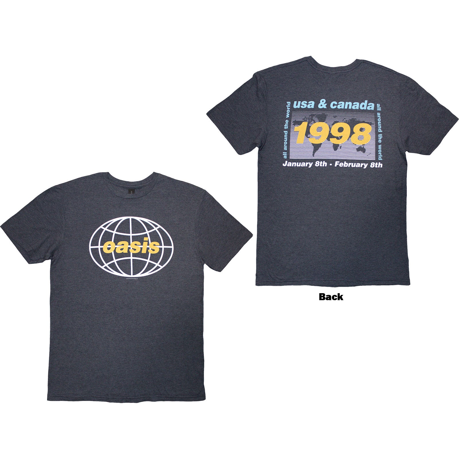 Een foto van een Oasis T-Shirt