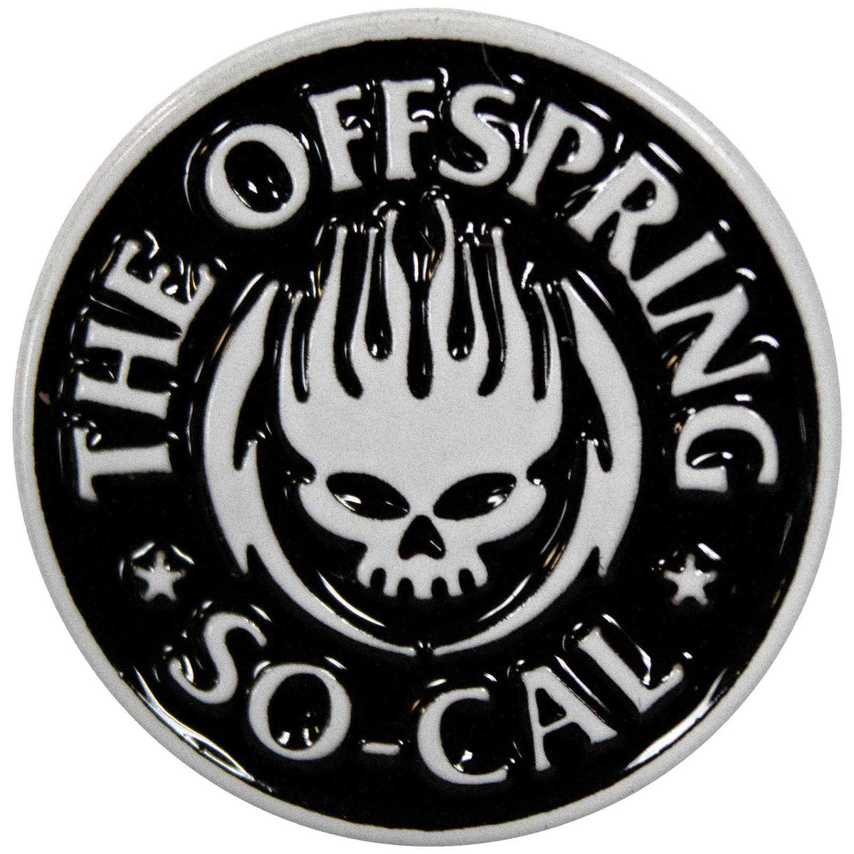 Een foto van een The Offspring Speld Badge