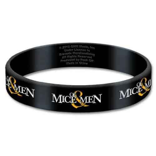 Een foto van een Of Mice & Men Gummy Polsband