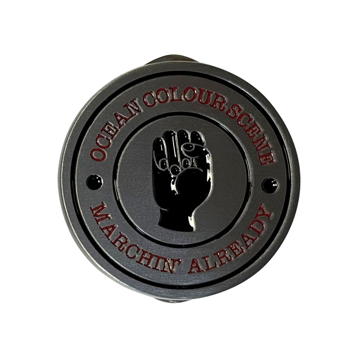 Een foto van een Ocean Colour Scene Speld Badge