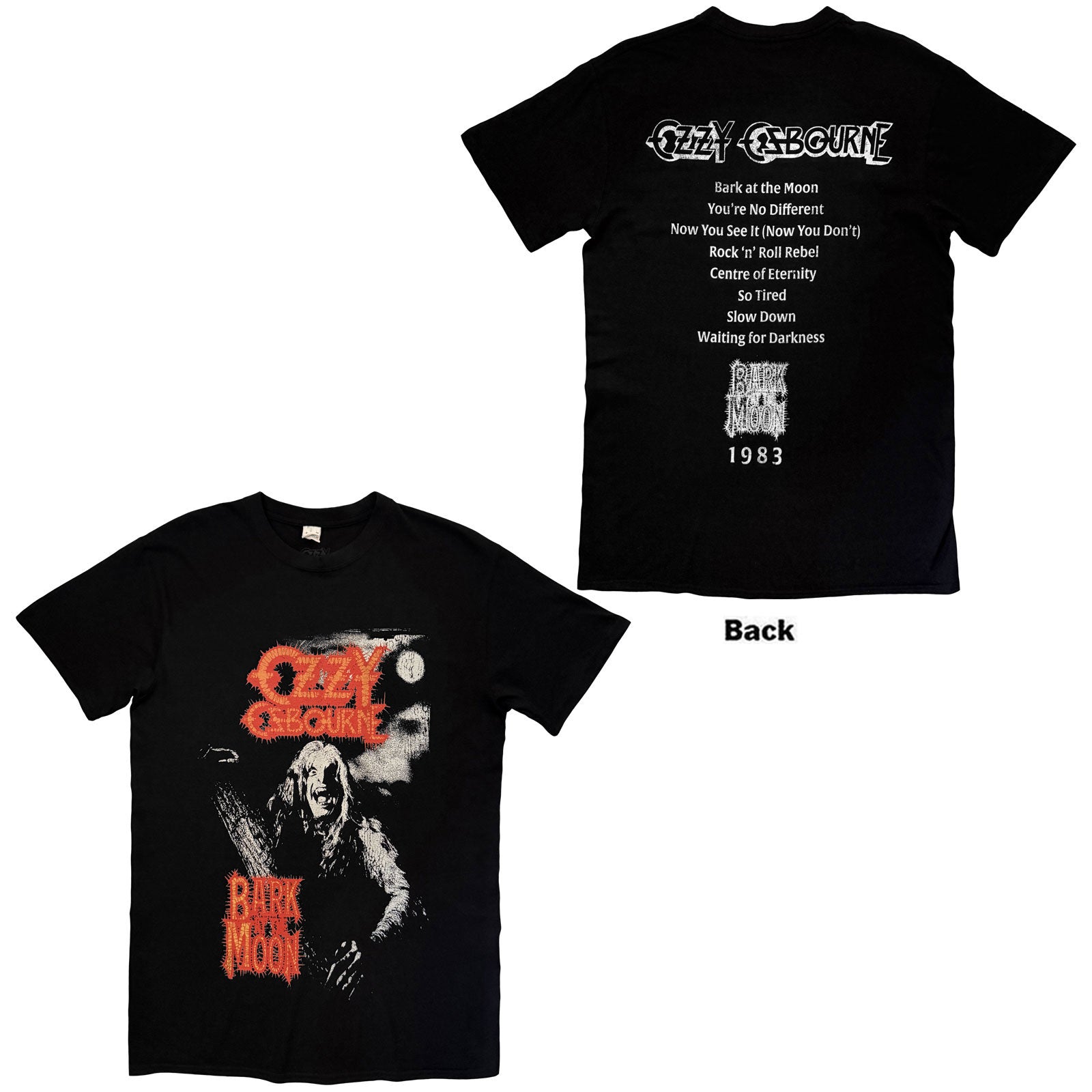 Een foto van een Ozzy Osbourne T-Shirt