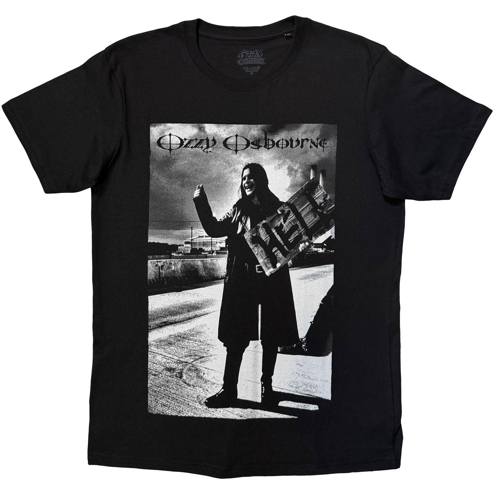Een foto van een Ozzy Osbourne T-Shirt