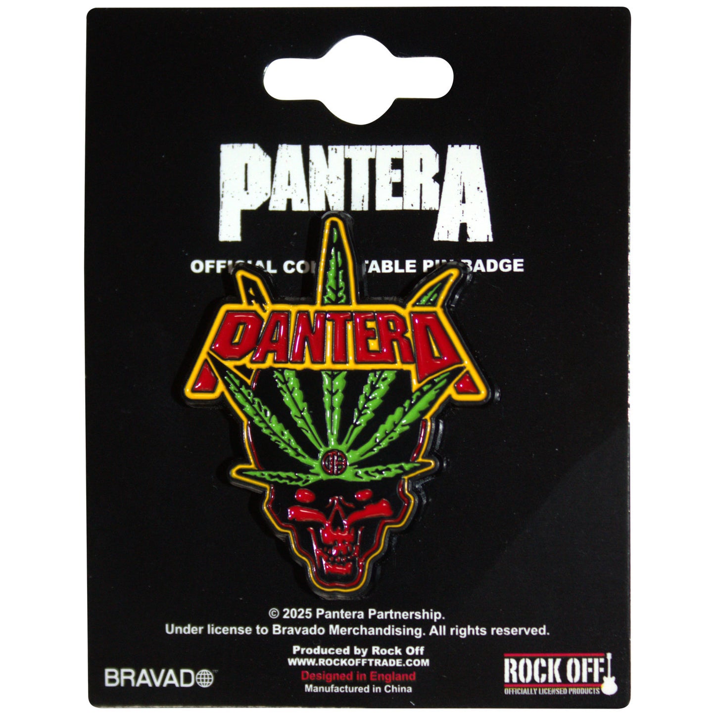 Een foto van een Pantera Speld Badge