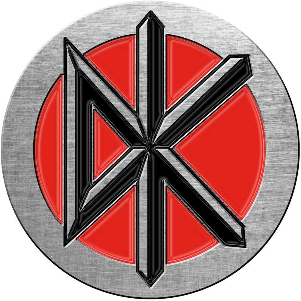 Een foto van een Dead Kennedys Speld Badge
