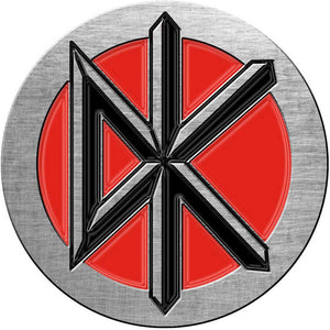 Een foto van een Dead Kennedys Speld Badge