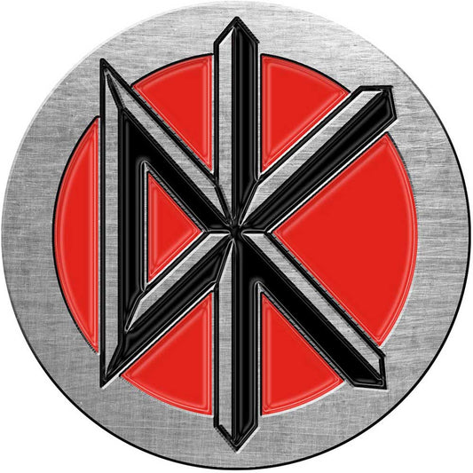 Een foto van een Dead Kennedys Speld Badge