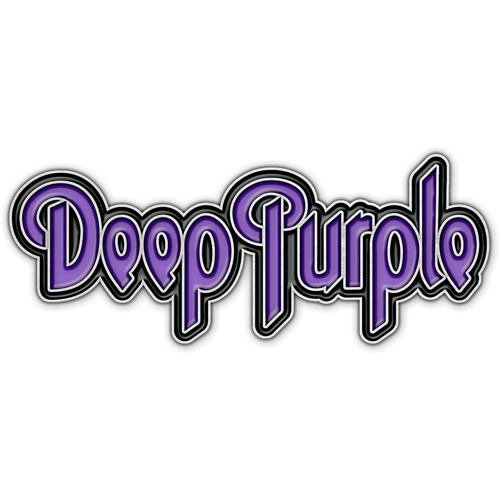 Een foto van een Deep Purple Speld Badge