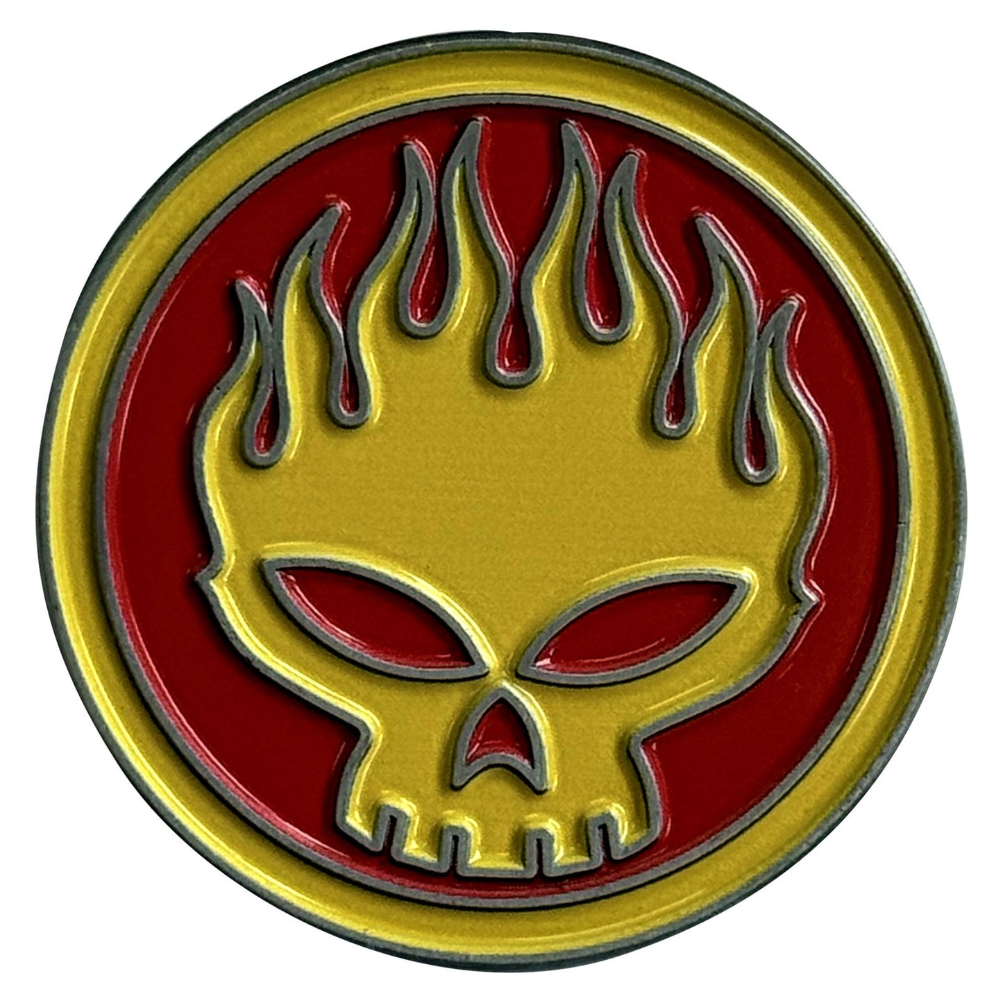 Een foto van een The Offspring Speld Badge