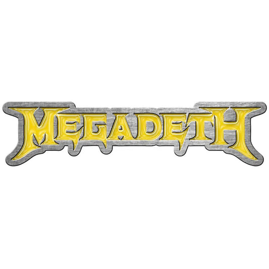 Een foto van een Megadeth Speld