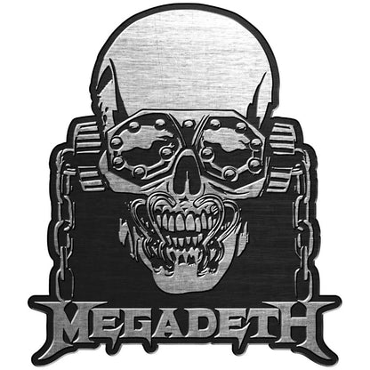 Een foto van een Megadeth Speld
