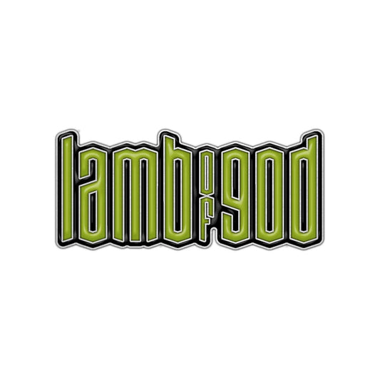 Een foto van een Lamb Of God Speld Badge