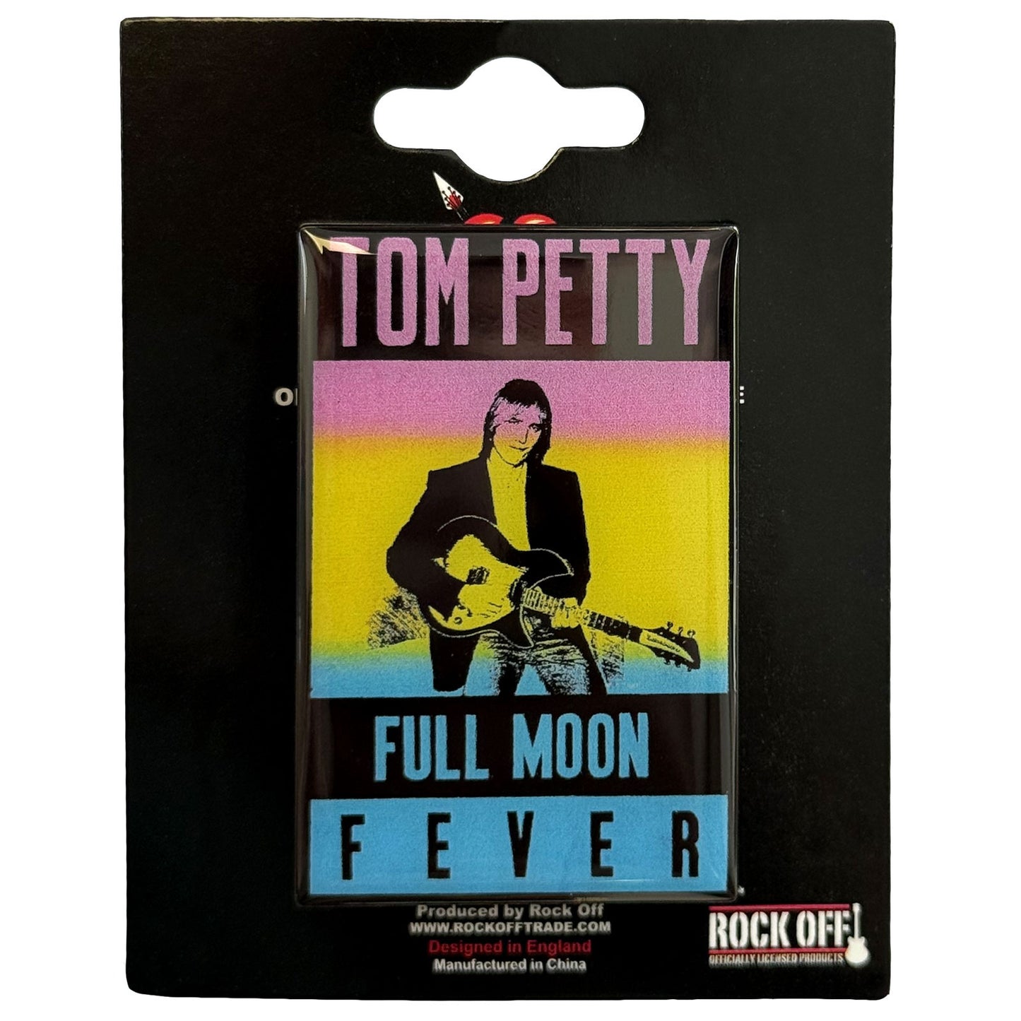 Een foto van een Tom Petty & The Heartbreakers Speld Badge
