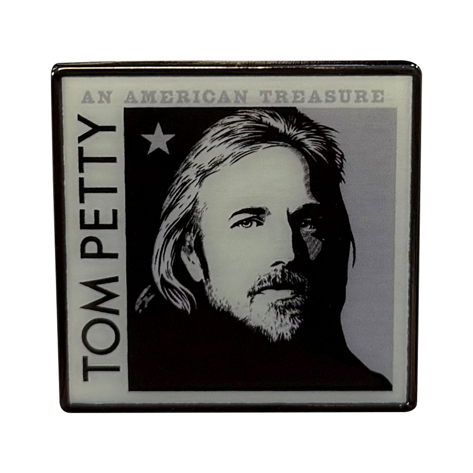 Een foto van een Tom Petty & The Heartbreakers Speld Badge