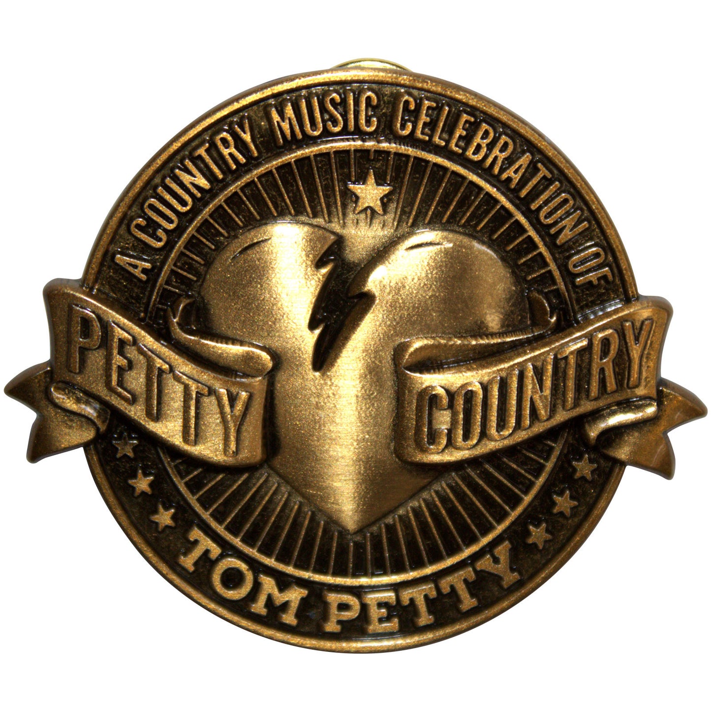 Een foto van een Tom Petty & The Heartbreakers Speld Badge