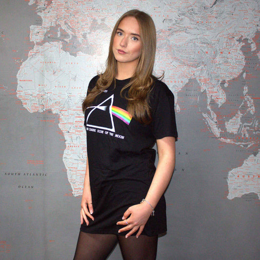 Een foto van een Pink Floyd T-Shirt Jurk