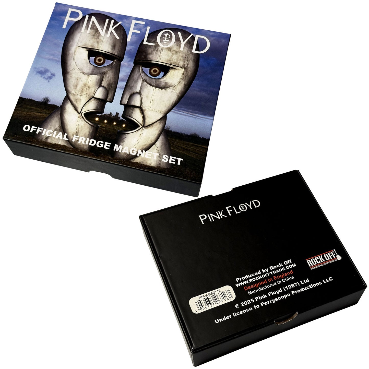 Een foto van een Pink Floyd Epoxy Magneet Set